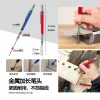 2.0mm deep hole woodworking pencil, fine rod, long mouth, automatic lead woodworking pen, black core, color core, replaceable, cross-border wholesale Specification image